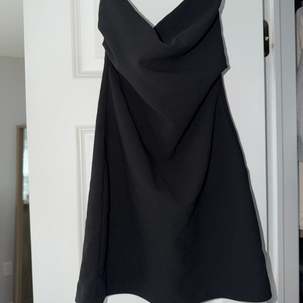 Zara Strapless Black Dress